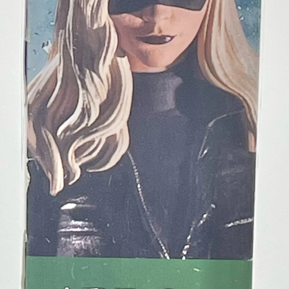 DC Comics Arrow-Black Canary Figure in Black Outfit with Blonde Hair